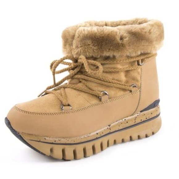 ICON BROWN NYLON BOOTS | Moon Boot® Fornarina Sportglam Funlight Moon Boots brown